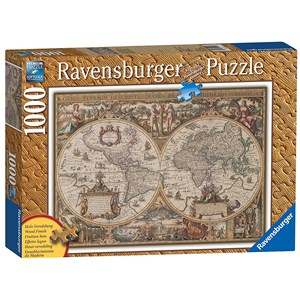 Ravensburger (19004) - "Antike Weltkarte" - 1000 Teile Puzzle