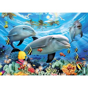 Ravensburger (13052) - "Karibisches Lächeln" - 300 Teile Puzzle