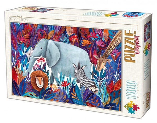 D-Toys (75215) - Kurti Andrea: "Tropical" - 1000 Teile Puzzle