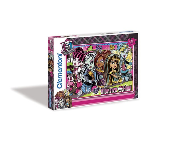 Clementoni (27817) - "Monster High, With the Girls" - 104 Teile Puzzle