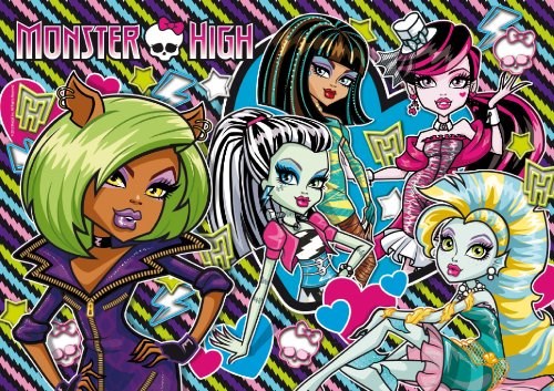 Clementoni (27816) - "Monster High, Girls" - 104 Teile Puzzle