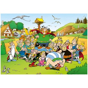 Ravensburger (14197) - "Asterix und Obelix, Asterix im Dorf" - 500 Teile Puzzle
