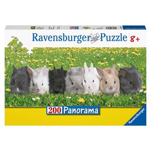 Ravensburger (12696) - "Rabbit Parade" - 200 Teile Puzzle