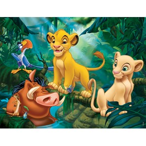Nathan (86313) - "Der König der Löwen, Simba & Co" - 30 Teile Puzzle