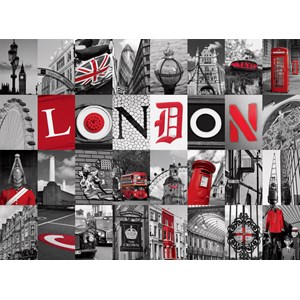 Nathan (87210) - "Souvenirs von London" - 500 Teile Puzzle