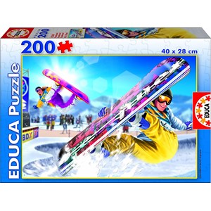 Educa (15268) - "Snowboard" - 200 Teile Puzzle