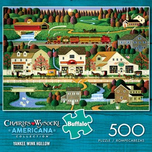 Buffalo Games (3713) - Charles Wysocki: "Yankee Wink Hollow" - 500 Teile Puzzle