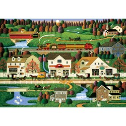 Buffalo Games (3713) - Charles Wysocki: "Yankee Wink Hollow" - 500 Teile Puzzle