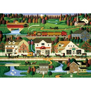 Buffalo Games (3713) - Charles Wysocki: "Yankee Wink Hollow" - 500 Teile Puzzle