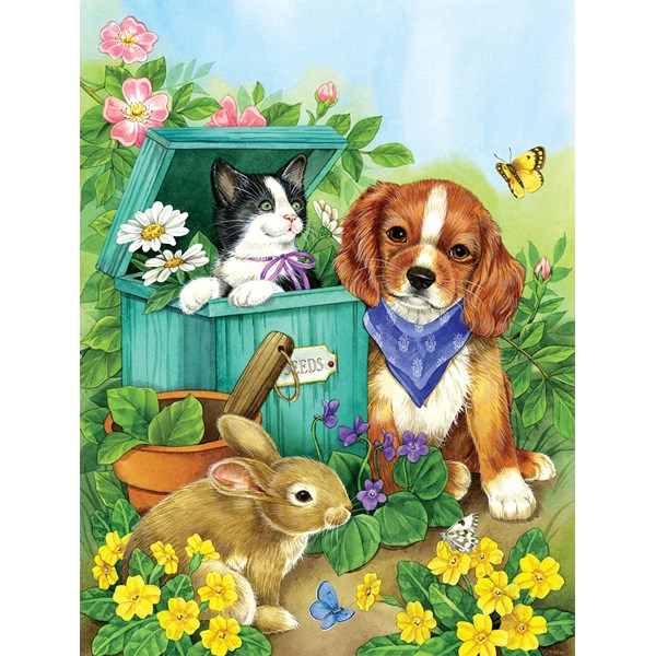 SunsOut (16048) - Jane Maday: "Precious Pets" - 500 Teile Puzzle
