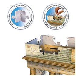 Ravensburger (12551) - "Brandenburger Tor, Berlin" - 324 Teile Puzzle