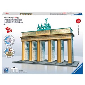 Ravensburger (12551) - "Brandenburger Tor, Berlin" - 324 Teile Puzzle