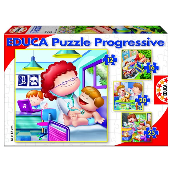 Educa (15618) - "Jobs" - 12 16 20 25 Teile Puzzle