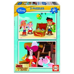 Educa (15599) - "Jake and the pirates of the Imaginary Country" - 20 Teile Puzzle
