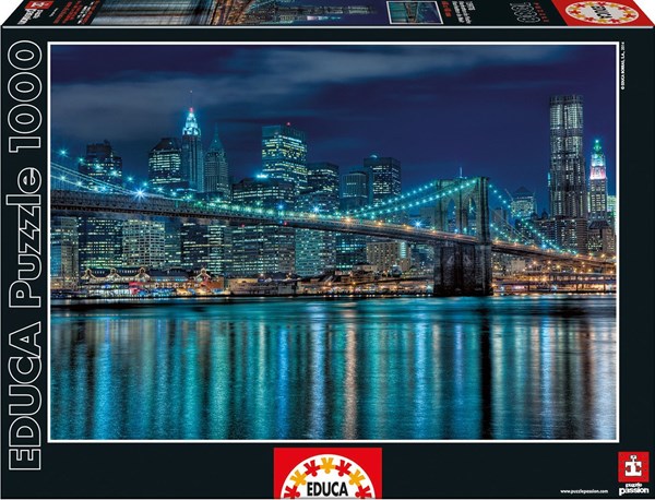 Educa (15978) - "Manhattan at Night" - 1000 Teile Puzzle