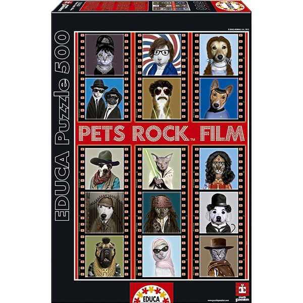 Educa (15553) - "Pets Rock Film" - 500 Teile Puzzle