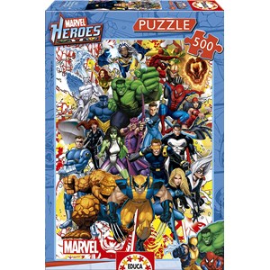 Educa (15560) - "Marvel Helden" - 500 Teile Puzzle