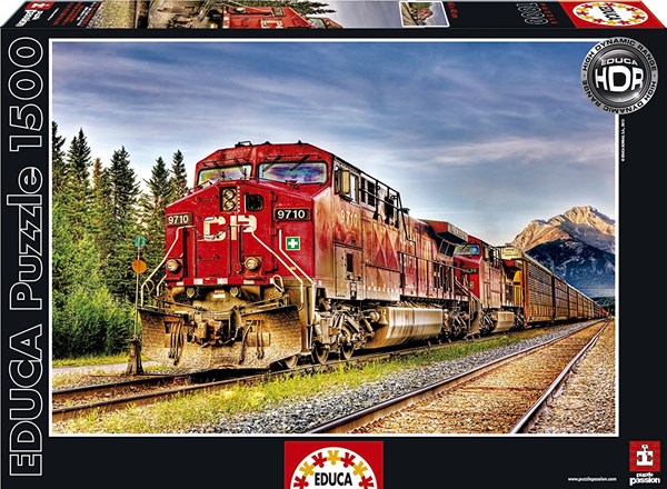 Educa (15546) - "Next Stop Banff, Canada" - 1500 Teile Puzzle