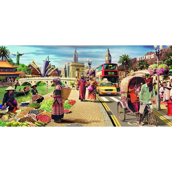 Educa (15545) - "Global World" - 3000 Teile Puzzle