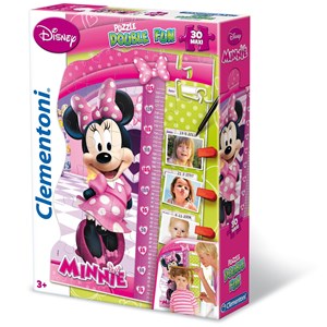 Clementoni (20304) - "Minnie Height Chart" - 30 Teile Puzzle