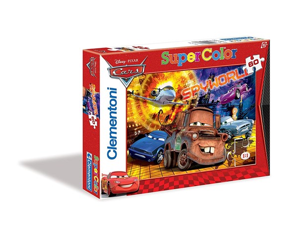 Clementoni (26886) - "Cars, Secret Agents" - 60 Teile Puzzle