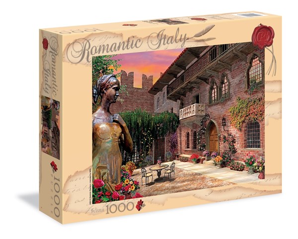 Clementoni (39243) - Dominic Davison: "Romantic Verona" - 1000 Teile Puzzle