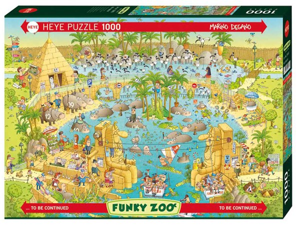Heye (29693) - Marino Degano: "Nil - Habitat" - 1000 Teile Puzzle