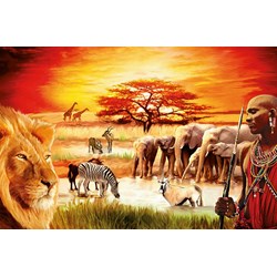 Ravensburger (17056) - "Stolzer Massai" - 3000 Teile Puzzle