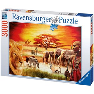 Ravensburger (17056) - "Stolzer Massai" - 3000 Teile Puzzle