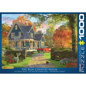 Eurographics (6000-0978) - Dominic Davison: "Das Blaue Chalet" - 1000 Teile Puzzle