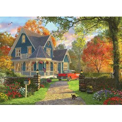 Eurographics (6000-0978) - Dominic Davison: "Das Blaue Chalet" - 1000 Teile Puzzle