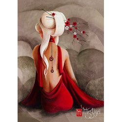 Nathan (87739) - Misstigri: "Branche fleurie" - 1500 Teile Puzzle