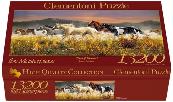 Clementoni (38006) - James Hautman: "Pferde Herde" - 13200 Teile Puzzle