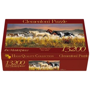 Clementoni (38006) - James Hautman: "Pferde Herde" - 13200 Teile Puzzle