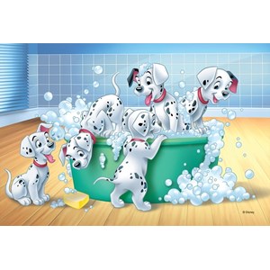 Trefl (17154) - "The 101 Dalmatians, In the Bath" - 60 Teile Puzzle