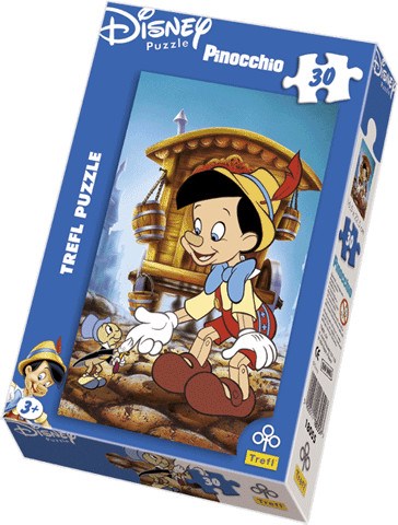 Trefl (18055) - "Pinocchio and his Friends" - 30 Teile Puzzle