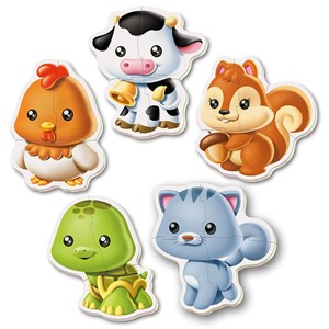 Educa (13473) - "Tiere" - 3 4 5 Teile Puzzle