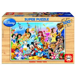 Educa (12002) - "Disney Family" - 100 Teile Puzzle