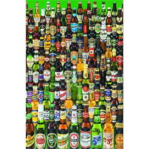 Educa (13782) - "Cans of Beer" - 1000 Teile Puzzle