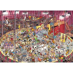 Jumbo (01470) - Jan van Haasteren: "Im Zirkus" - 1000 Teile Puzzle