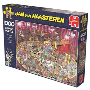 Jumbo (01470) - Jan van Haasteren: "Im Zirkus" - 1000 Teile Puzzle