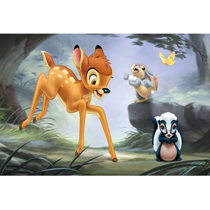 Trefl (17157) - "Bambi, Discussing in the Wood" - 60 Teile Puzzle