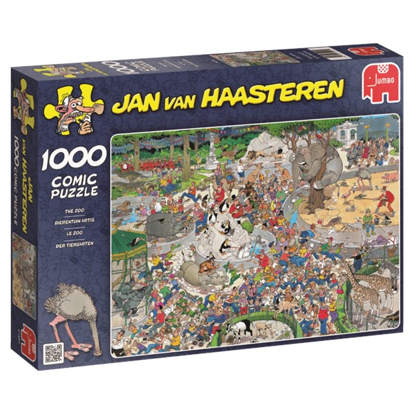 Jumbo (01491) - Jan van Haasteren: "Im Zoo" - 1000 Teile Puzzle