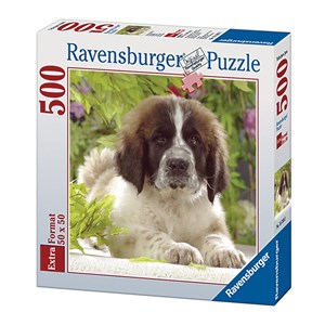 Ravensburger (15214) - "Junger Bernhardiner" - 500 Teile Puzzle