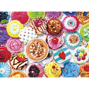 Buffalo Games (11710) - Aimee Stewart: "Cupcakes & Cocoa" - 1000 Teile Puzzle