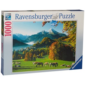 Ravensburger (15741) - "Berchtesgaden in front of Watzmann" - 1000 Teile Puzzle