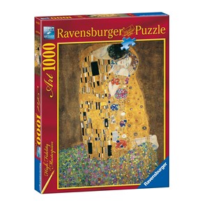 Ravensburger (15743) - Gustav Klimt: "Der Kuss" - 1000 Teile Puzzle