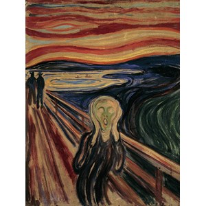 Ravensburger (15758) - Edvard Munch: "Der Schrei" - 1000 Teile Puzzle