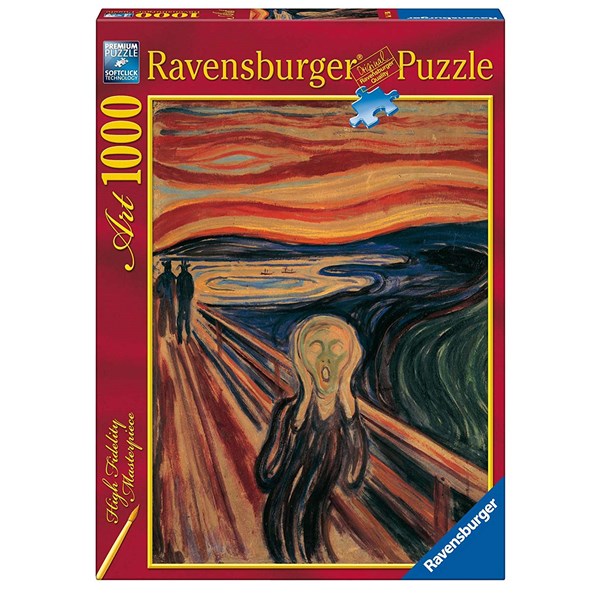 Ravensburger (15758) - Edvard Munch: "Der Schrei" - 1000 Teile Puzzle