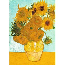 Ravensburger (15805) - Vincent van Gogh: "Vase mit Sonnenblumen" - 1000 Teile Puzzle